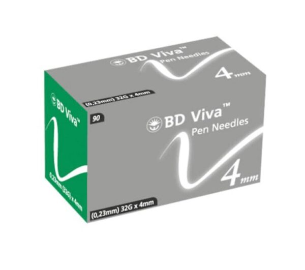 BD Viva 4mm Pen Needles (Box of 90)
