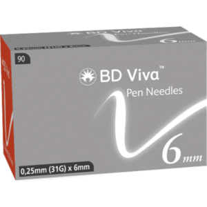 BD Viva 6mm Pen Needles (Box of 90)