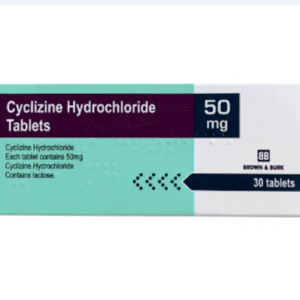 Cyclizine 50mg Tablets (30)