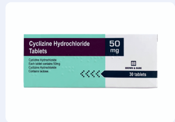 Cyclizine 50mg Tablets (30)