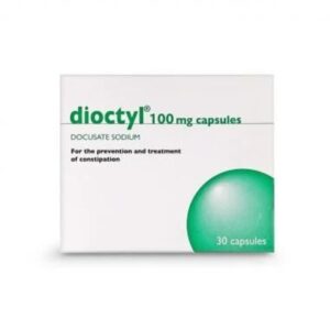 Docusate (Dioctyl) 100mg Capsules (30)